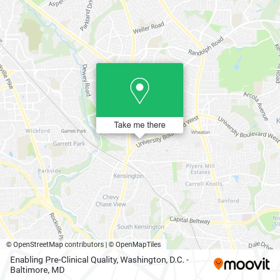 Enabling Pre-Clinical Quality map