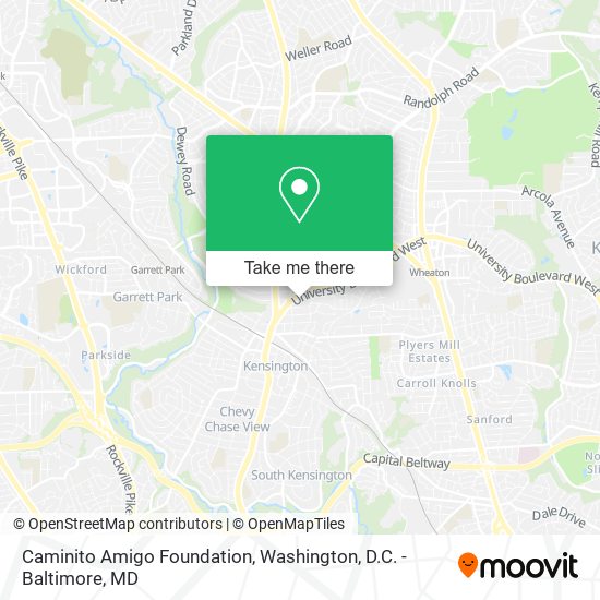 Caminito Amigo Foundation map