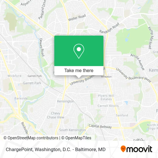 ChargePoint map