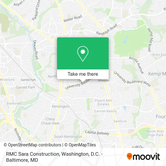 RMC Sara Construction map