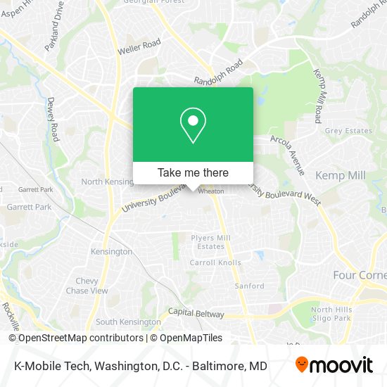 K-Mobile Tech map