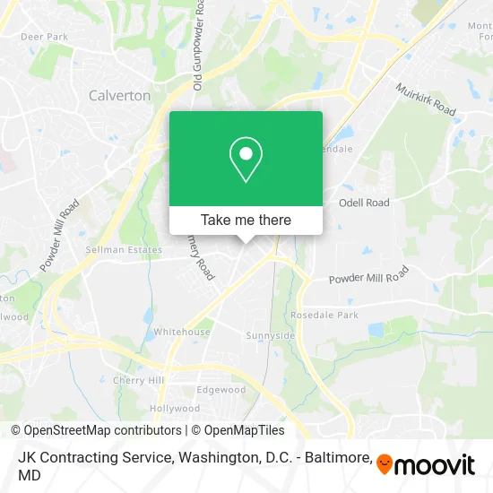 JK Contracting Service map