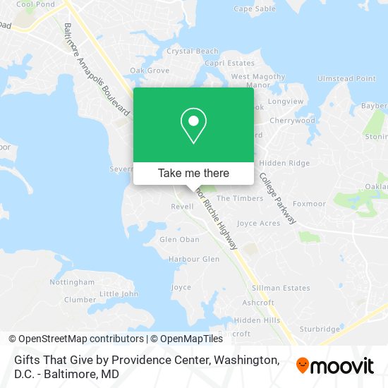 Gifts That Give by Providence Center map