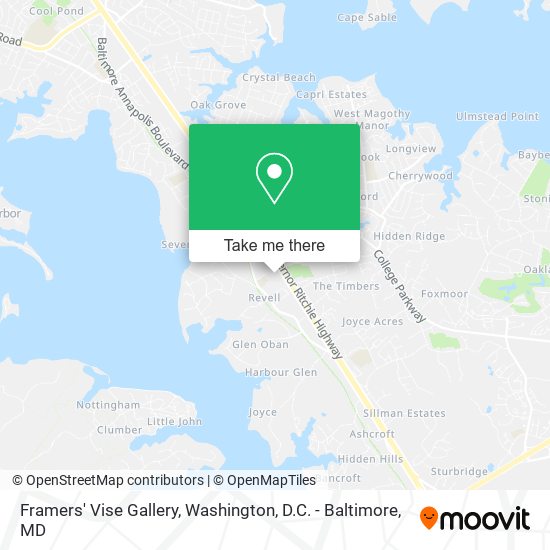 Framers' Vise Gallery map