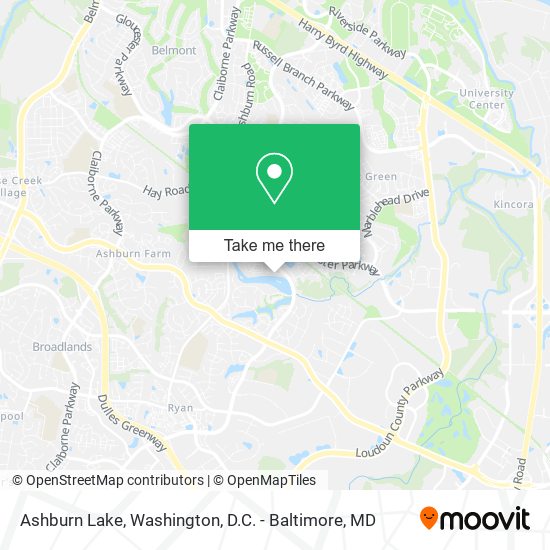 Mapa de Ashburn Lake