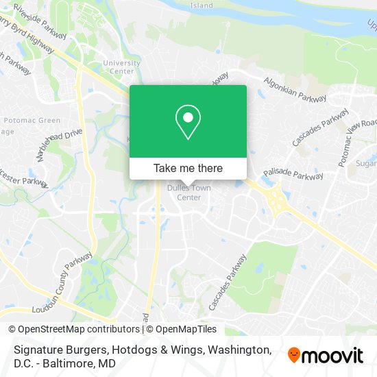 Mapa de Signature Burgers, Hotdogs & Wings
