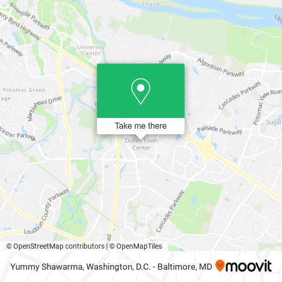 Mapa de Yummy Shawarma
