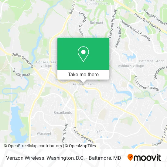 Mapa de Verizon Wireless