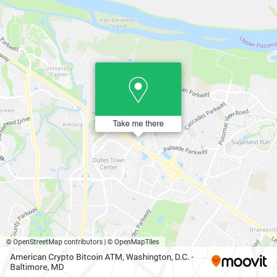 American Crypto Bitcoin ATM map