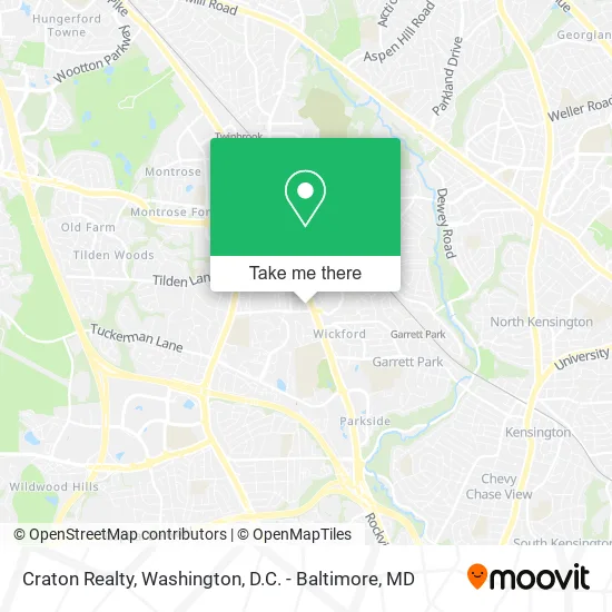 Craton Realty map