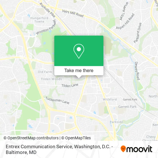 Entrex Communication Service map