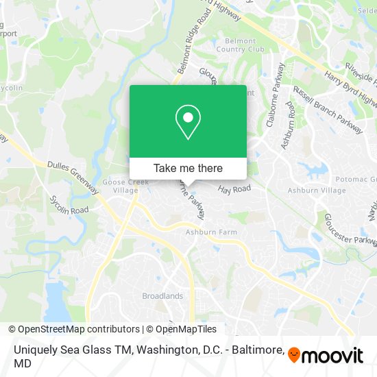 Mapa de Uniquely Sea Glass TM
