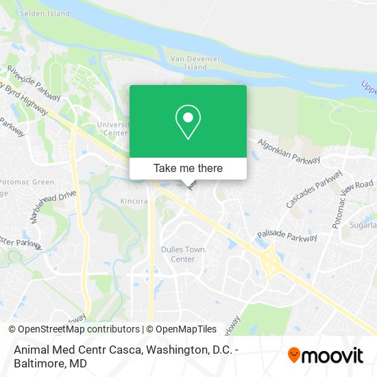 Animal Med Centr Casca map