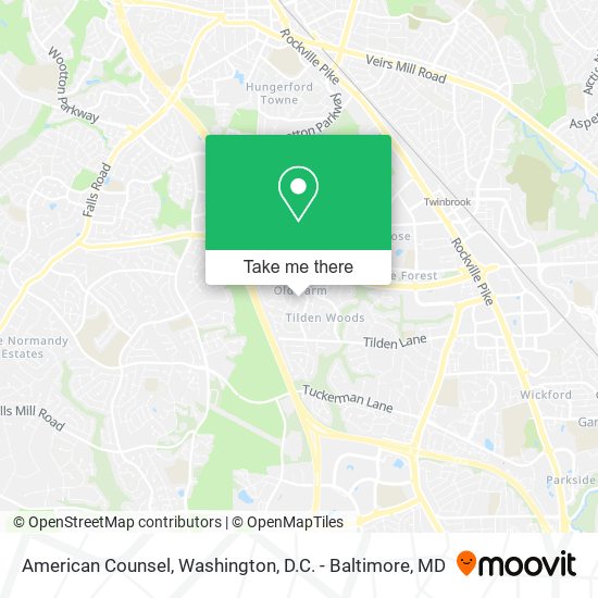 American Counsel map