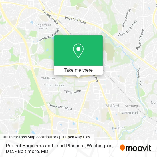 Project Engineers and Land Planners map