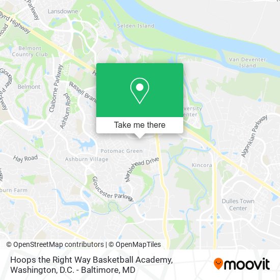 Mapa de Hoops the Right Way Basketball Academy