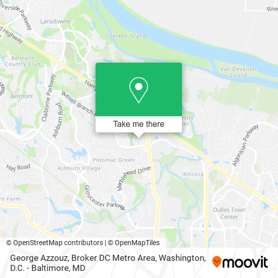 George Azzouz, Broker DC Metro Area map