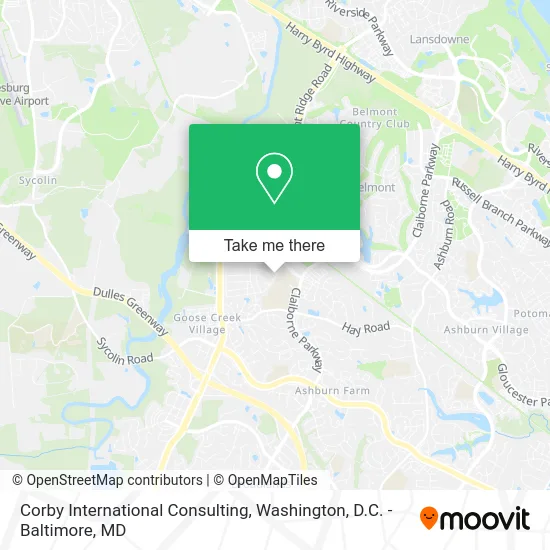 Corby International Consulting map