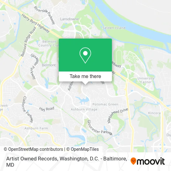 Artist Owned Records map