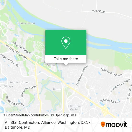 All Star Contractors Alliance map