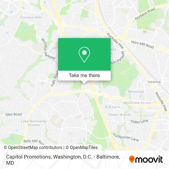Capitol Promotions map