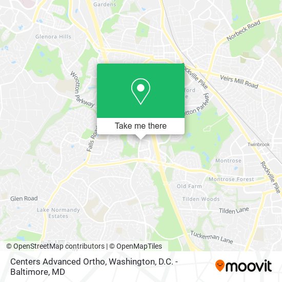Centers Advanced Ortho map