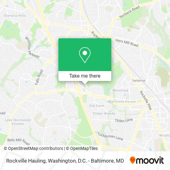 Mapa de Rockville Hauling