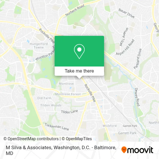 M Silva & Associates map