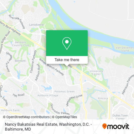 Mapa de Nancy Bakatsias Real Estate
