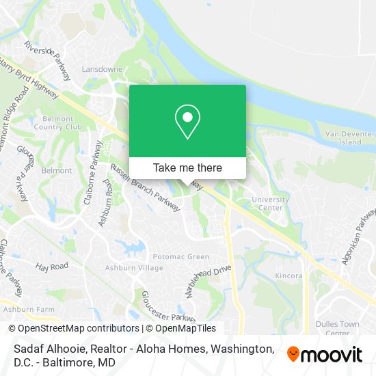 Sadaf Alhooie, Realtor - Aloha Homes map