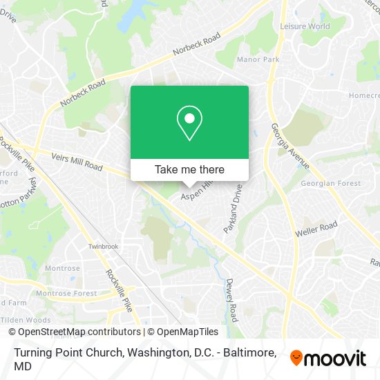 Turning Point Church map