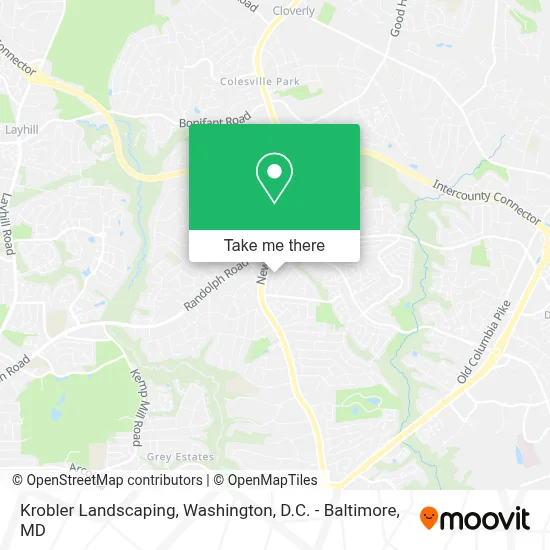 Krobler Landscaping map