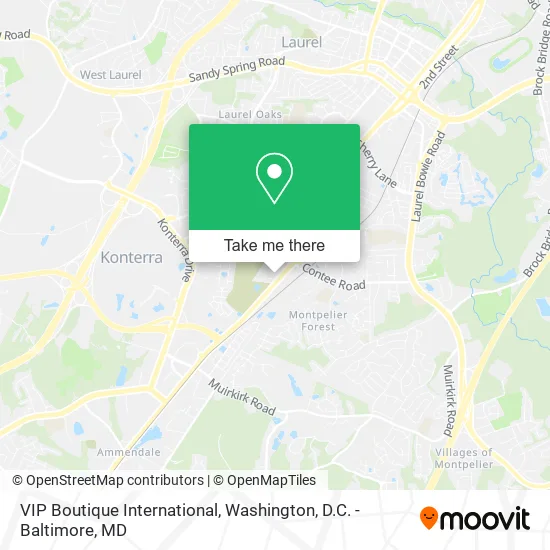 VIP Boutique International map