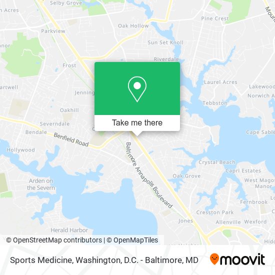 Sports Medicine map
