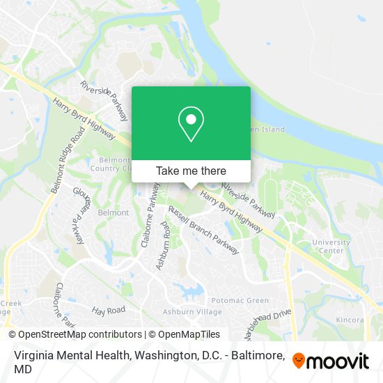 Mapa de Virginia Mental Health