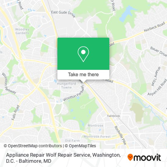 Mapa de Appliance Repair Wolf Repair Service