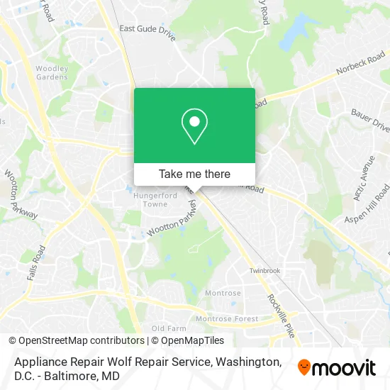 Appliance Repair Wolf Repair Service map