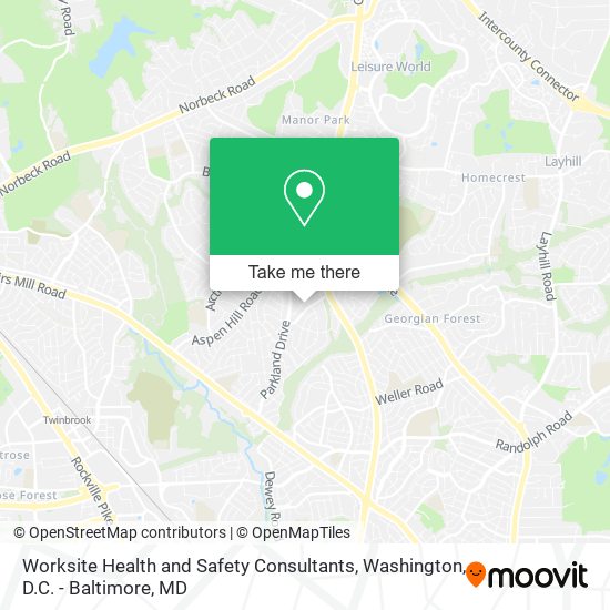 Mapa de Worksite Health and Safety Consultants