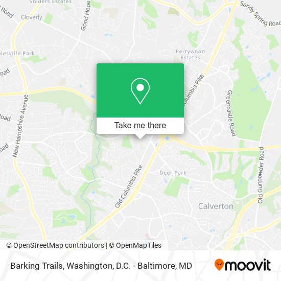 Barking Trails map