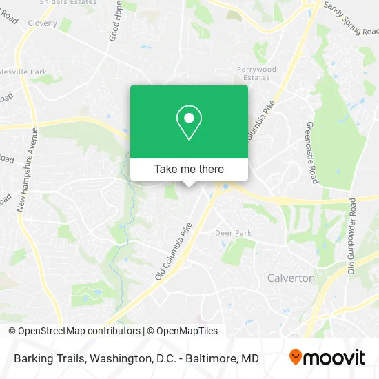 Barking Trails map