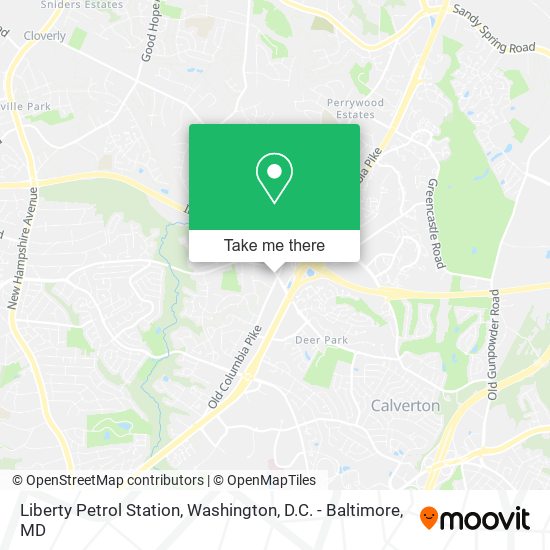 Liberty Petrol Station map