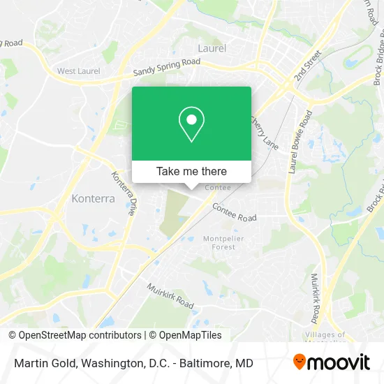 Martin Gold map