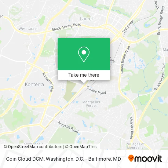 Coin Cloud DCM map