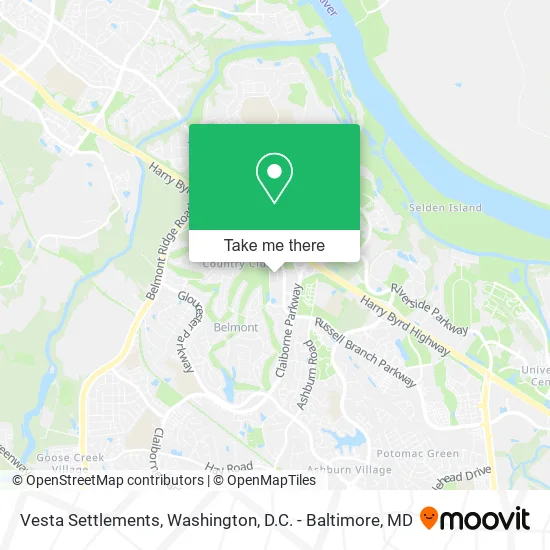 Vesta Settlements map