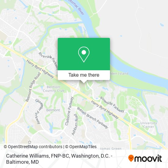 Mapa de Catherine Williams, FNP-BC