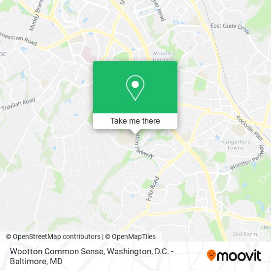 Wootton Common Sense map