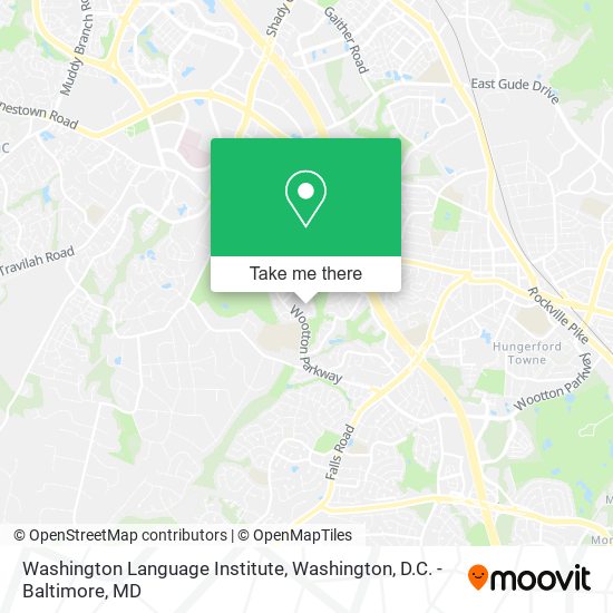 Mapa de Washington Language Institute