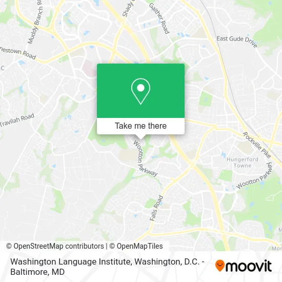Washington Language Institute map