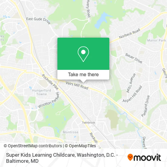 Mapa de Super Kids Learning Childcare