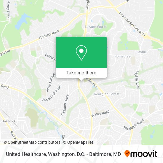 Mapa de United Healthcare